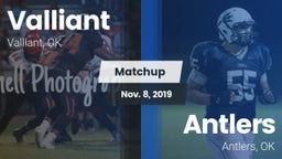 Matchup: Valliant vs. Antlers  2019