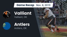 Recap: Valliant  vs. Antlers  2019