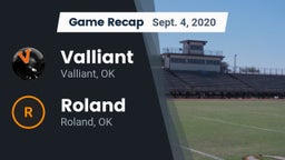 Recap: Valliant  vs. Roland  2020