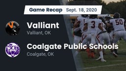 Recap: Valliant  vs. Coalgate Public Schools 2020