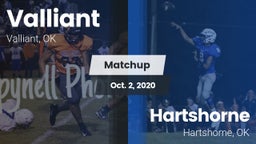 Matchup: Valliant vs. Hartshorne  2020