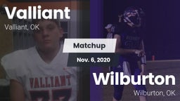 Matchup: Valliant vs. Wilburton  2020