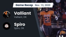 Recap: Valliant  vs. Spiro  2020