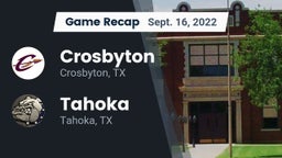 Recap: Crosbyton  vs. Tahoka  2022