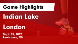 Indian Lake  vs London  Game Highlights - Sept. 25, 2019