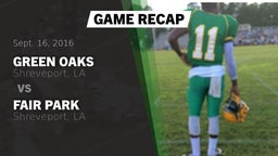 Recap: Green Oaks  vs. Fair Park  2016