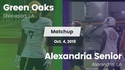 Matchup: Green Oaks vs. Alexandria Senior  2019