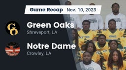 Recap: Green Oaks  vs. Notre Dame  2023