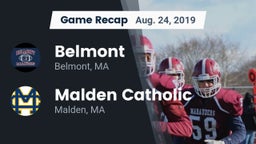 Recap: Belmont  vs. Malden Catholic  2019