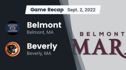 Recap: Belmont  vs. Beverly  2022