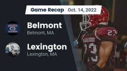 Recap: Belmont  vs. Lexington  2022