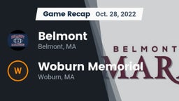 Recap: Belmont  vs. Woburn Memorial  2022