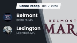 Recap: Belmont  vs. Lexington  2023