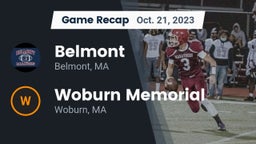 Recap: Belmont  vs. Woburn Memorial  2023