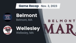 Recap: Belmont  vs. Wellesley  2023