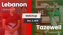 Matchup: Lebanon vs. Tazewell  2018
