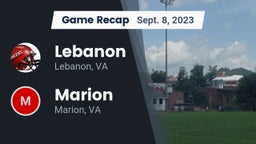 Recap: Lebanon  vs. Marion  2023