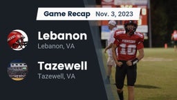 Recap: Lebanon  vs. Tazewell  2023