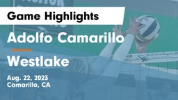 Adolfo Camarillo  vs Westlake  Game Highlights - Aug. 22, 2023