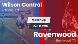 Matchup: Wilson Central vs. Ravenwood  2016