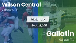 Matchup: Wilson Central vs. Gallatin  2017