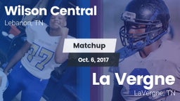 Matchup: Wilson Central vs. La Vergne  2017