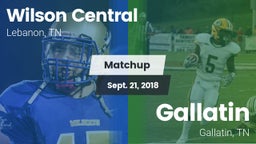 Matchup: Wilson Central vs. Gallatin  2018