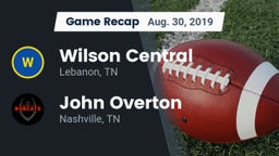 Recap: Wilson Central  vs. John Overton  2019