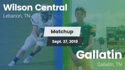 Matchup: Wilson Central vs. Gallatin  2019