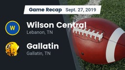 Recap: Wilson Central  vs. Gallatin  2019