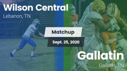Matchup: Wilson Central vs. Gallatin  2020