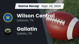 Recap: Wilson Central  vs. Gallatin  2020