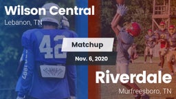 Matchup: Wilson Central vs. Riverdale  2020