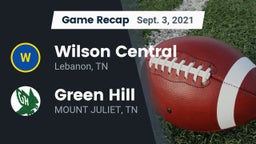 Recap: Wilson Central  vs. Green Hill  2021
