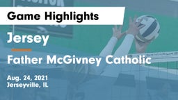 Jersey  vs Father McGivney Catholic  Game Highlights - Aug. 24, 2021