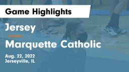 Jersey  vs Marquette Catholic  Game Highlights - Aug. 22, 2022