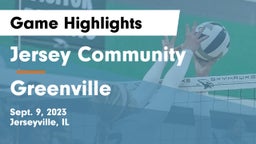 Jersey Community  vs Greenville  Game Highlights - Sept. 9, 2023