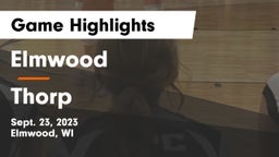 Elmwood  vs Thorp  Game Highlights - Sept. 23, 2023