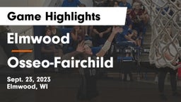 Elmwood  vs Osseo-Fairchild Game Highlights - Sept. 23, 2023