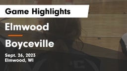 Elmwood  vs Boyceville  Game Highlights - Sept. 26, 2023