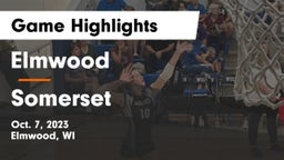 Elmwood  vs Somerset  Game Highlights - Oct. 7, 2023