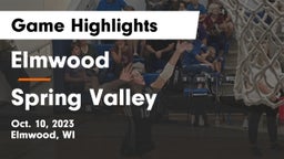 Elmwood  vs Spring Valley  Game Highlights - Oct. 10, 2023
