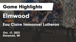 Elmwood  vs Eau Claire Immanuel Lutheran  Game Highlights - Oct. 17, 2023