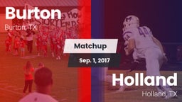 Matchup: Burton vs. Holland  2017