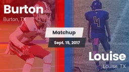 Matchup: Burton vs. Louise  2017