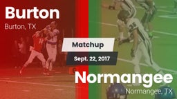 Matchup: Burton vs. Normangee  2016
