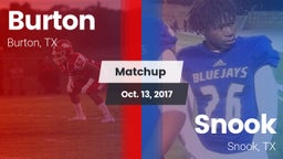 Matchup: Burton vs. Snook  2016