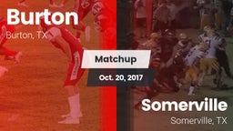 Matchup: Burton vs. Somerville  2016