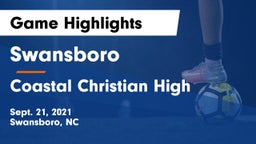 Swansboro  vs Coastal Christian High Game Highlights - Sept. 21, 2021