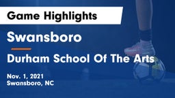 Swansboro  vs Durham School Of The Arts Game Highlights - Nov. 1, 2021